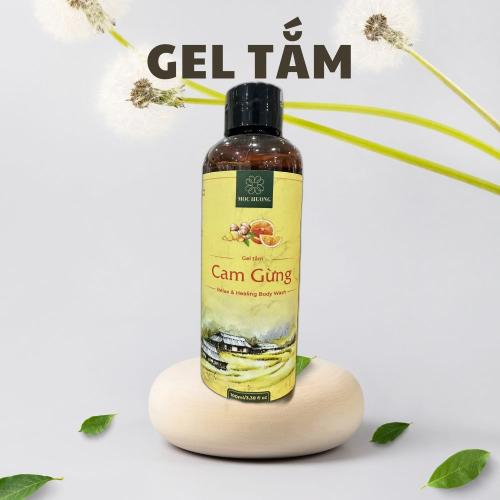 Gel Tắm Cam Gừng Mộc Hương – 100ml